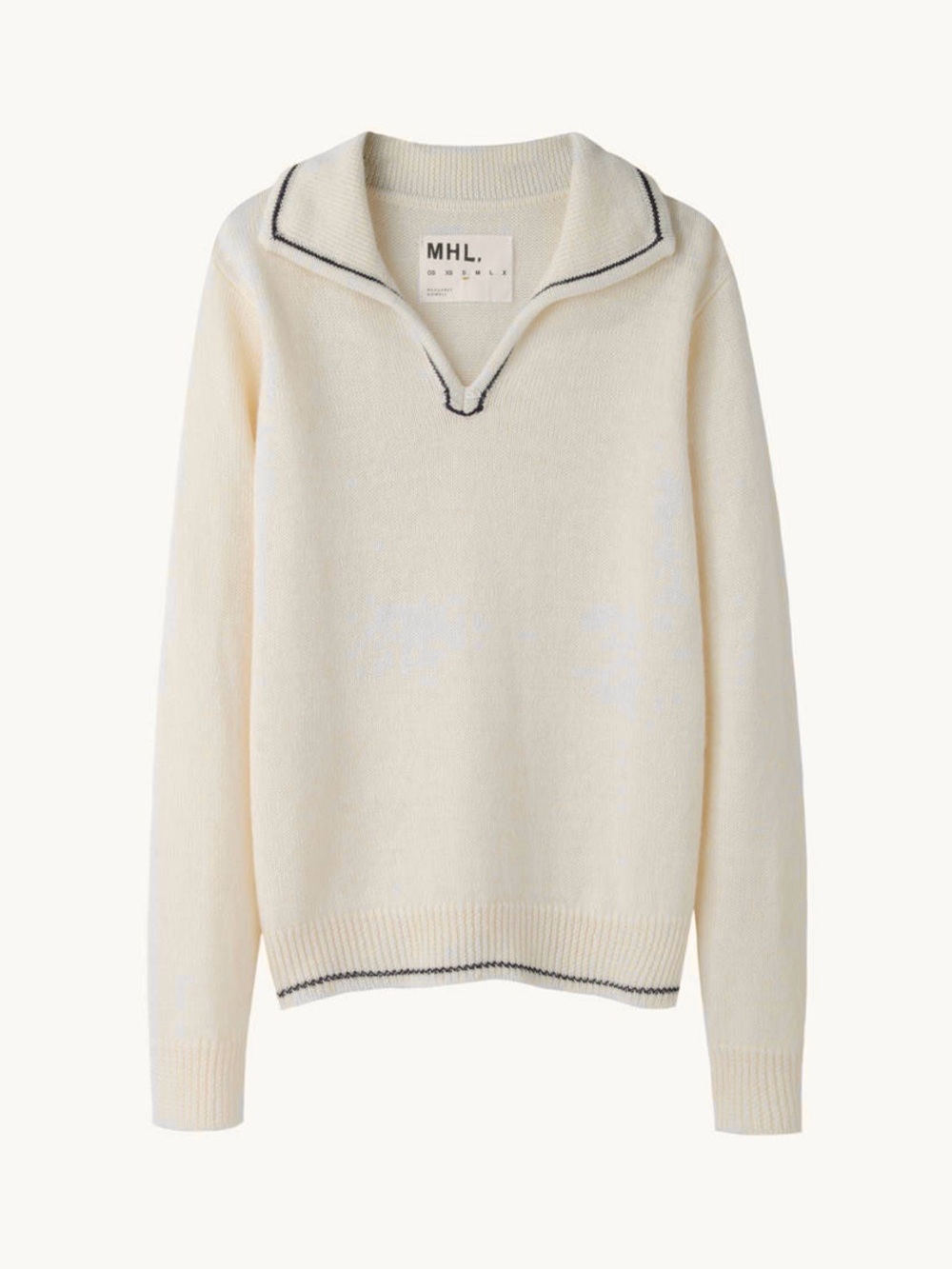 MHL by Margaret Howell Sailor Sweater in Linen Wool Knit womens